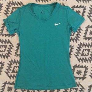 Teal Blue Nike Top